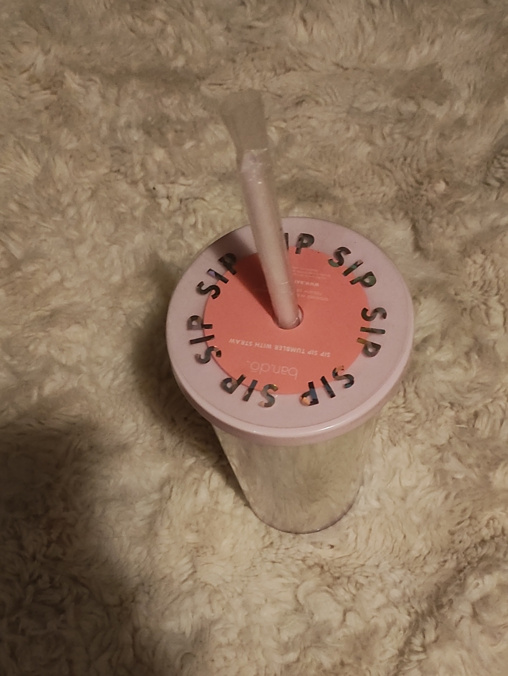 ban.do Pink 'SIP' Insulated Tumbler with Straw